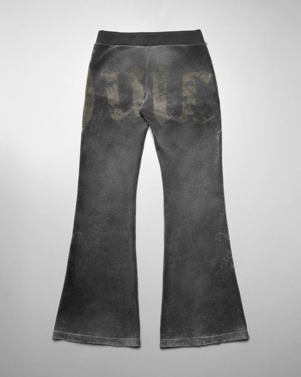 Racer x Juicy Dark Gull Grey Velour Pant
