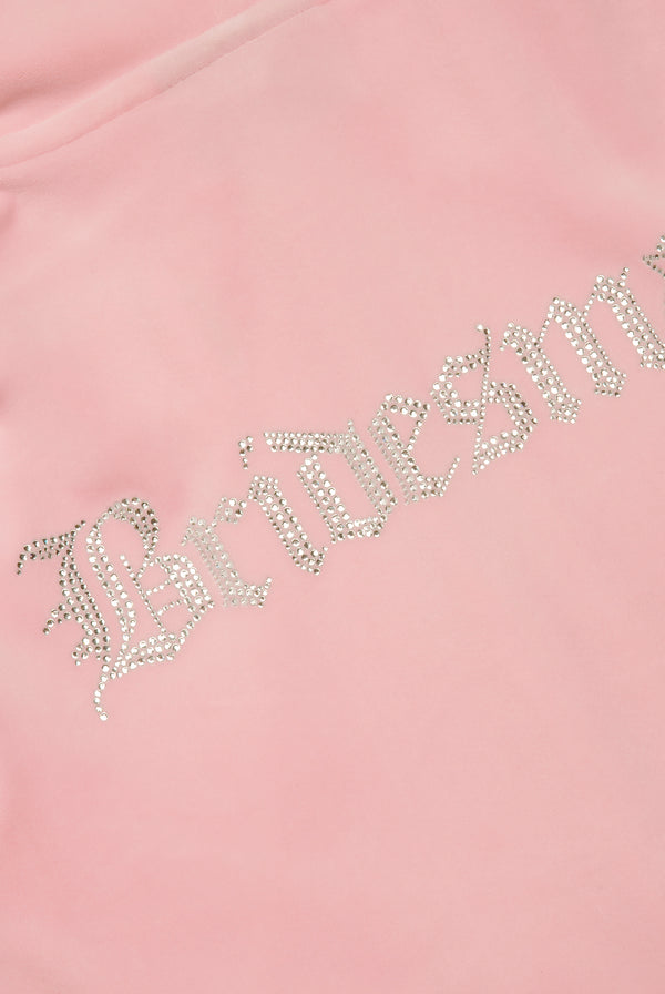 JUICY PINK BRIDESMAID CLASSIC VELOUR HOODIE