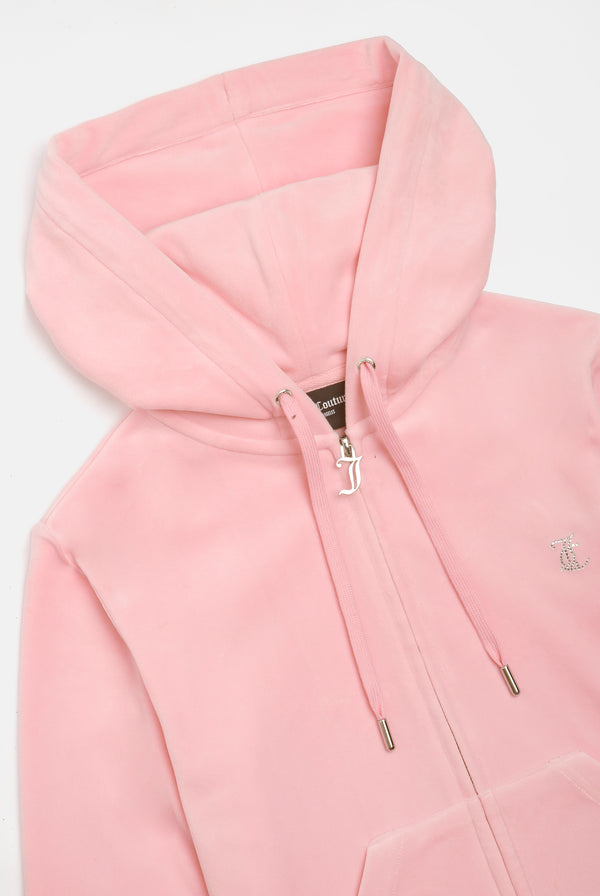 JUICY PINK BRIDESMAID CLASSIC VELOUR HOODIE