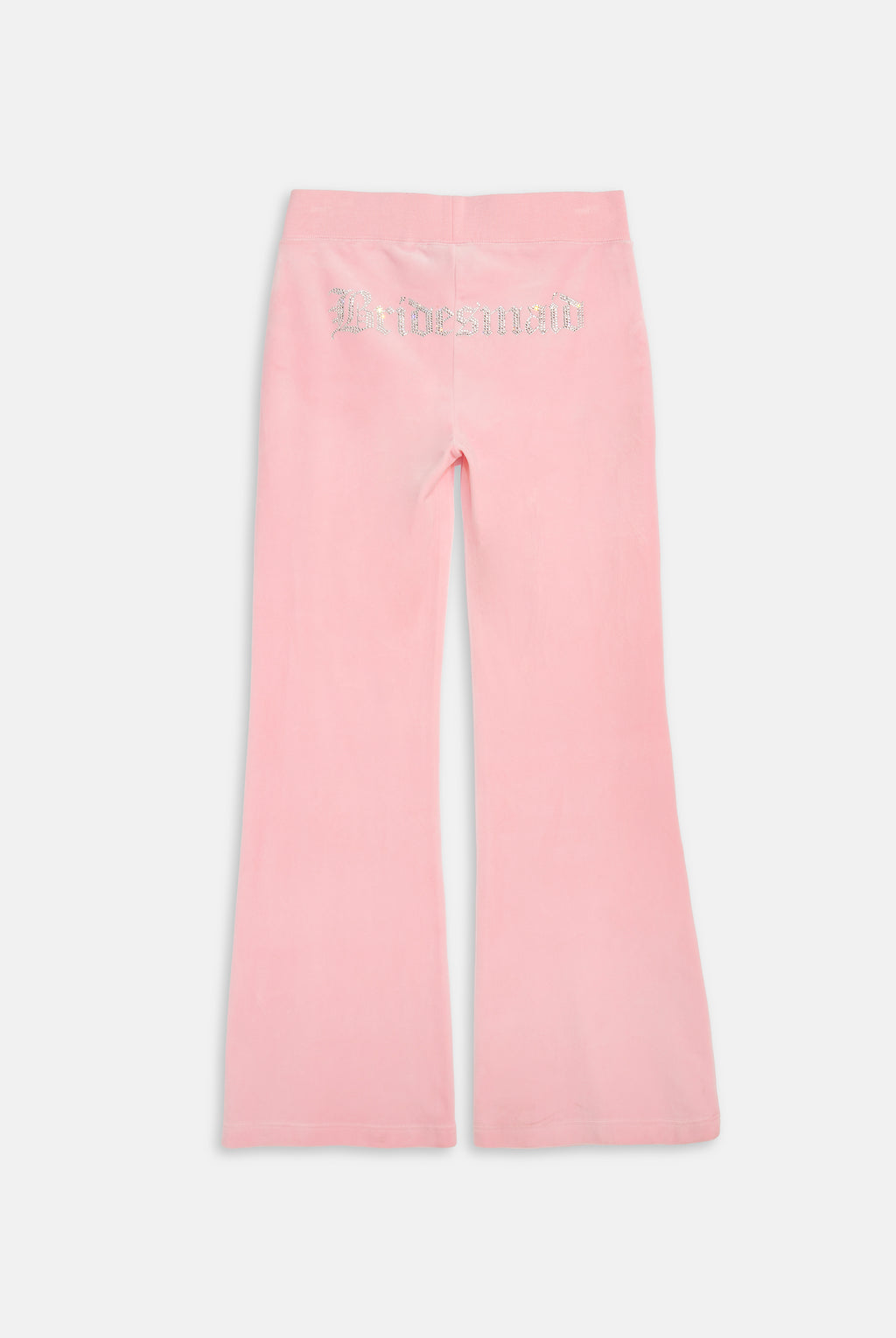 JUICY PINK BRIDESMAID CLASSIC VELOUR  LOW RISE TRACK PANTS