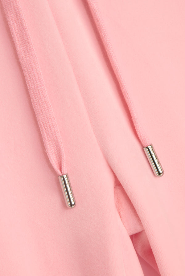 JUICY PINK BRIDESMAID CLASSIC VELOUR  LOW RISE TRACK PANTS
