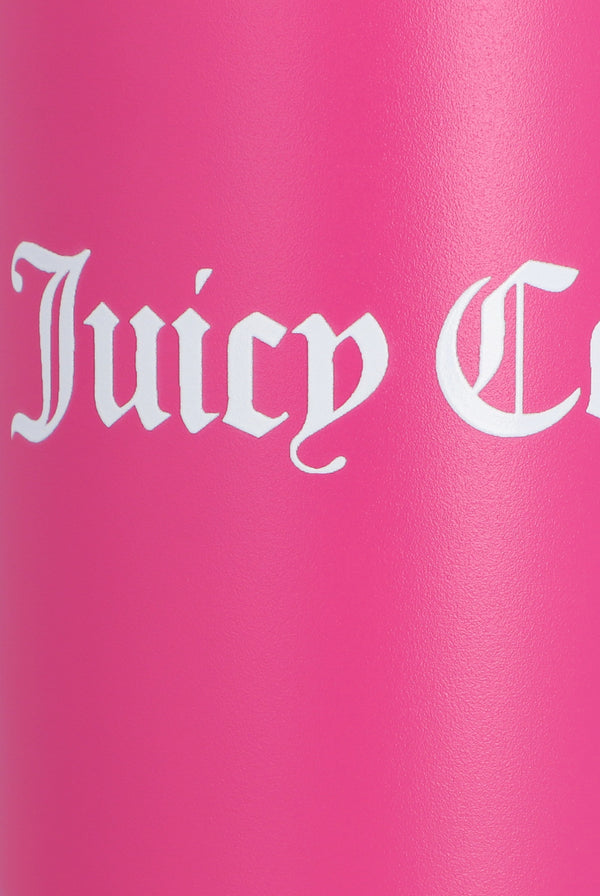 JUICY PINK STEEL TUMBLER WITH STRAW
