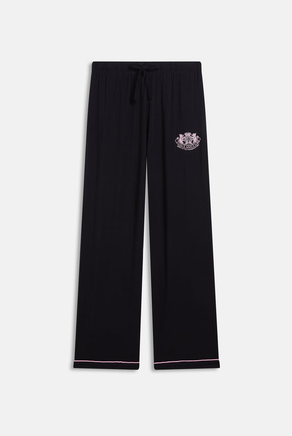 BLACK JUICY DOG CREST PYJAMA SET