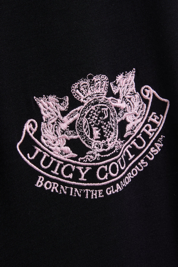 BLACK JUICY DOG CREST PYJAMA SET