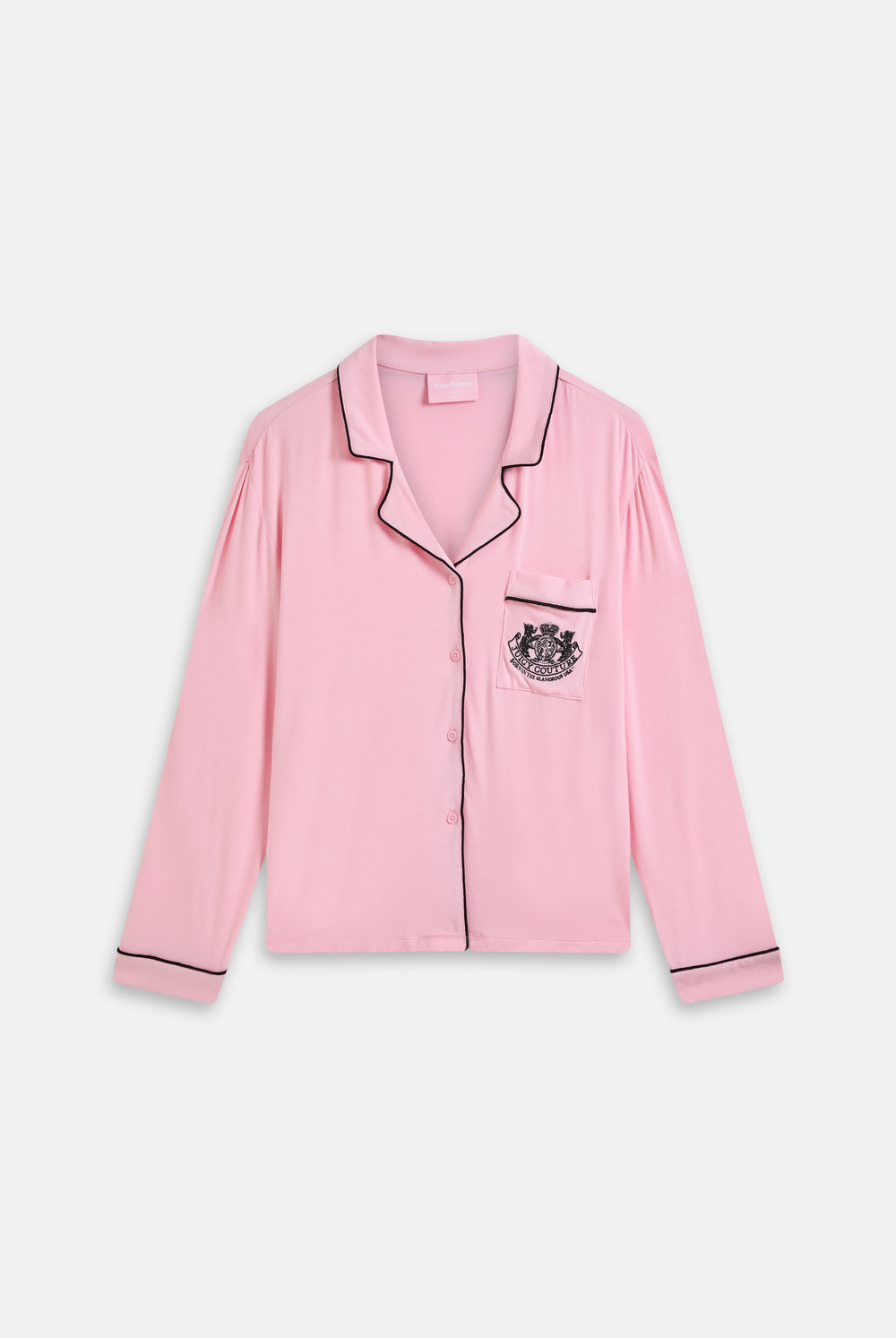Displays the Juicy Pink 'juicy' branded dog crest top included in pyjama set 