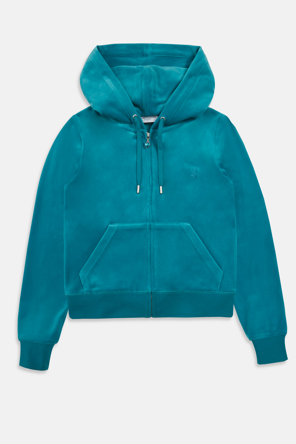 BISQUEY BLUE JEWELLED CLASSIC VELOUR ROBERTSON HOODIE