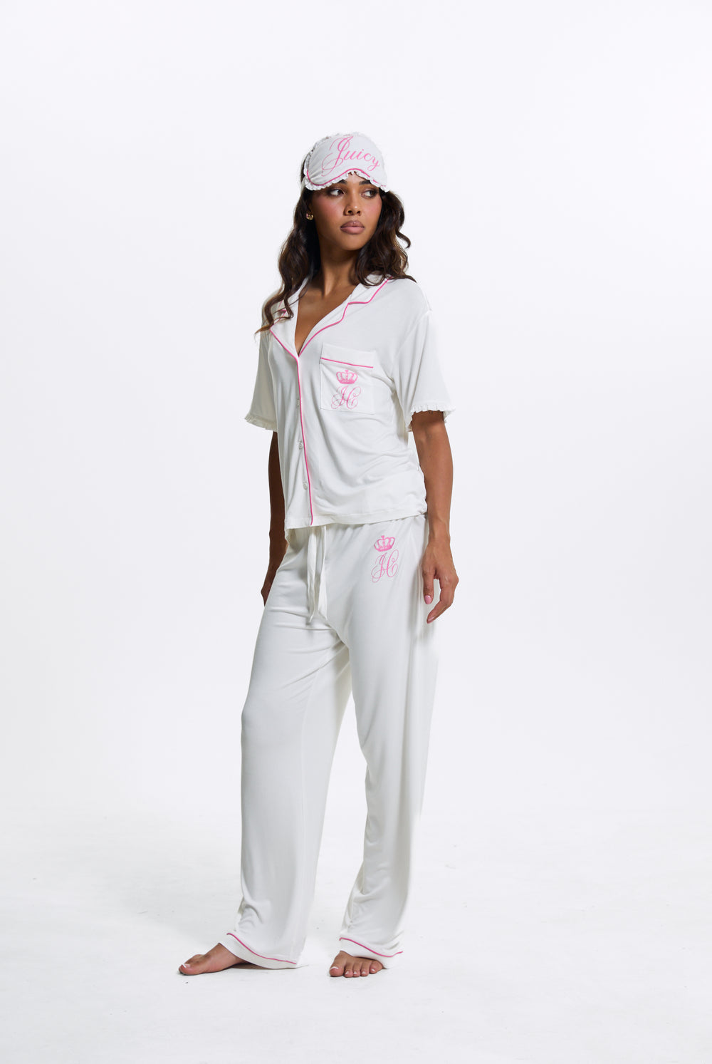 Marshmallow Crown Shirt Pyjama Set
