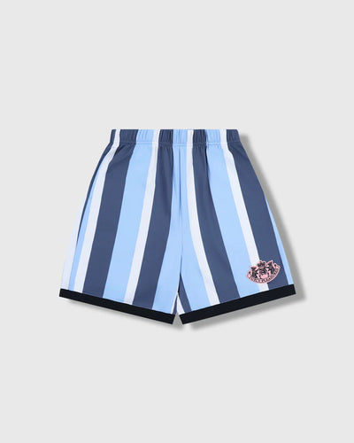 'Juicy by PLEASURES' BLUE STRIPED SHORTS