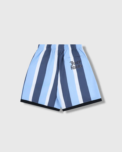 'Juicy by PLEASURES' BLUE STRIPED SHORTS