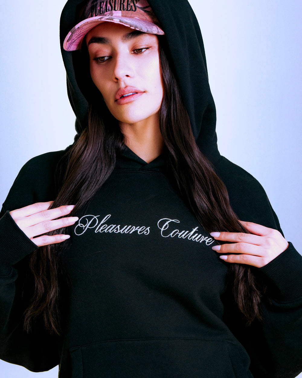 'Juicy by PLEASURES' BLACK BLISS HOODIE