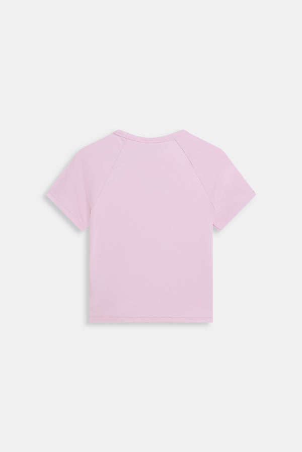 CHERRY BLOSSOM RAGLAN DIAMANTE BABY TEE