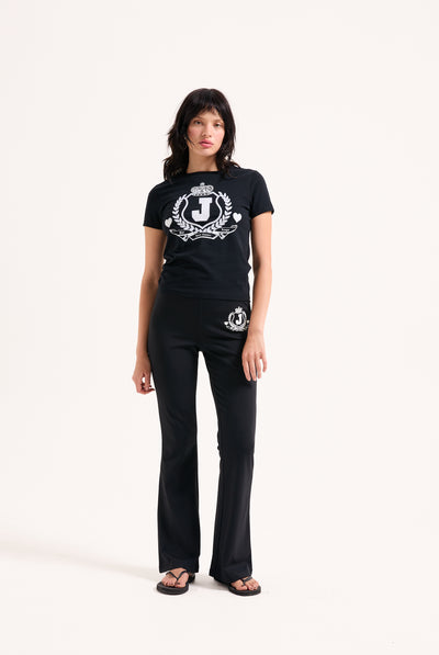 JUICY CREST ACTIVEWEAR FLARED LEGGING