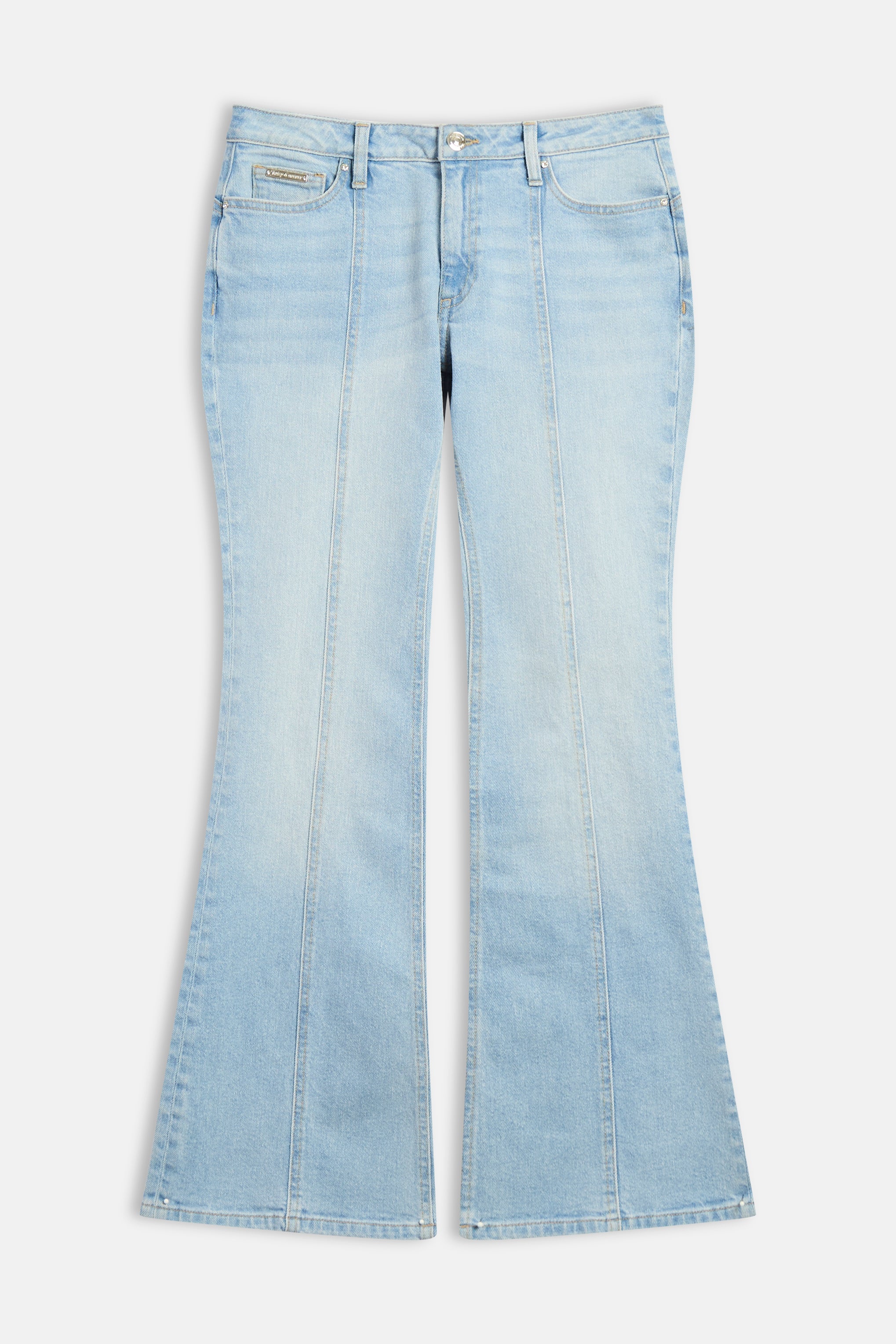 JUICY COUTURE 関税込 ディアマンテ クロス ジーンズ Juicy Couture Jeans Womens 26 Blue Low Rise Dark Wash 5