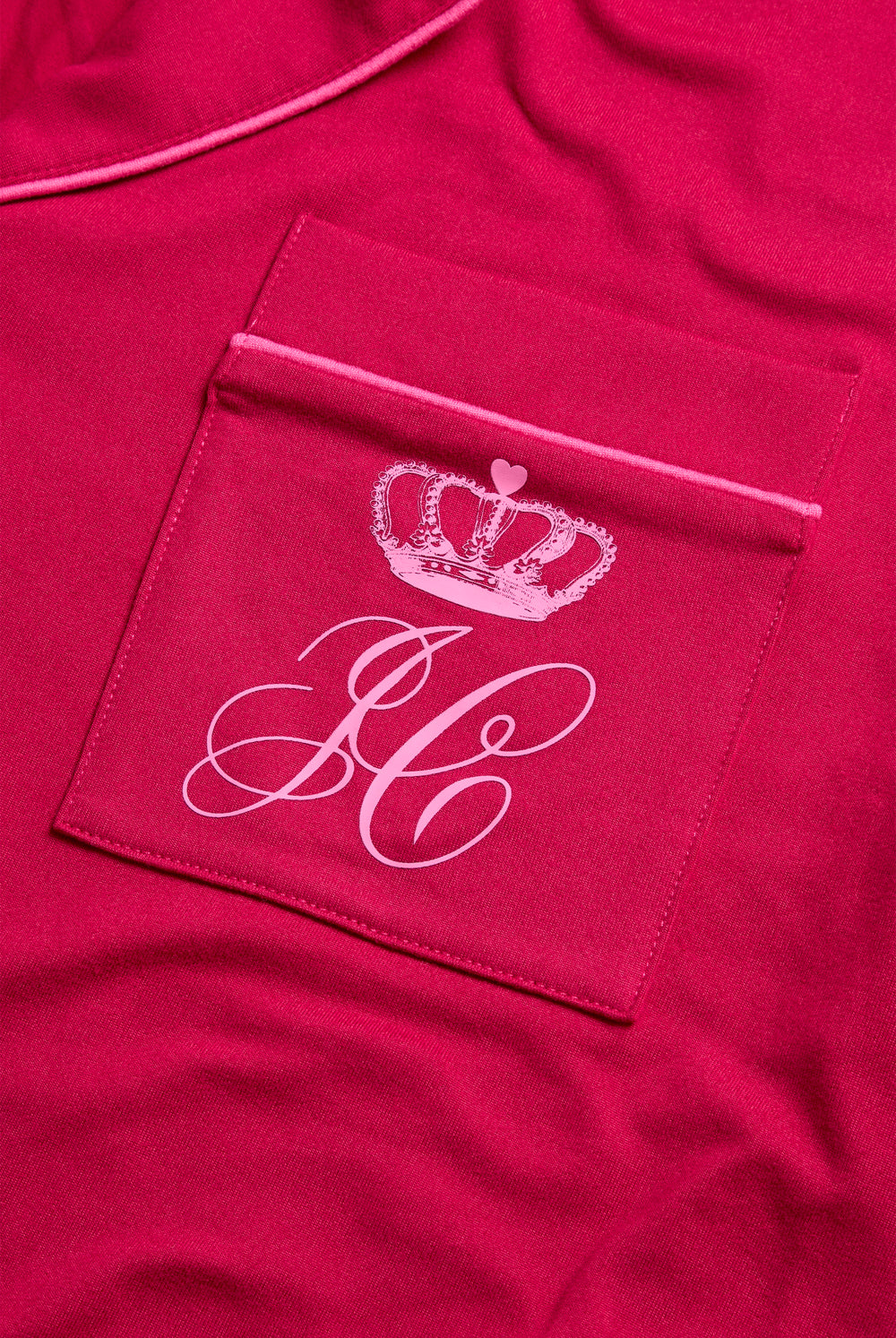 Persian Red Crown Shirt Pyjama Set