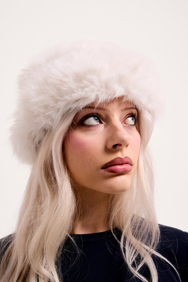SUGAR SWIZZLE FAUX FUR HAT