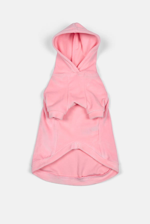 Juicy Pink Gothic Diamante Pet Hoodie