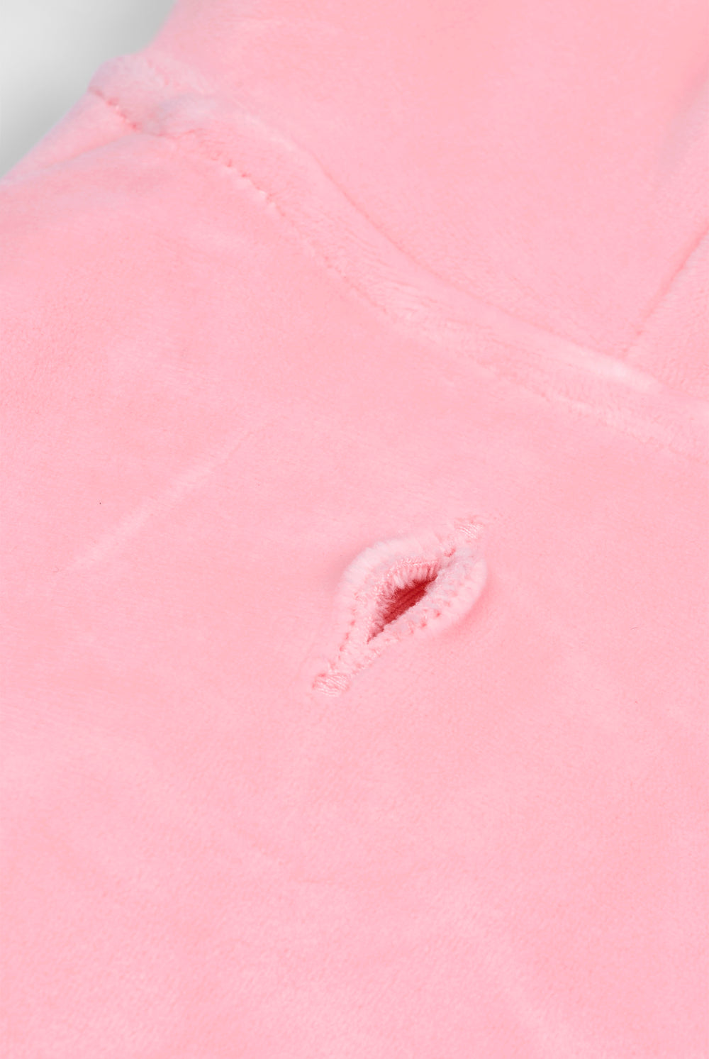 Displays the Juicy Pink 'Juicy' branded Gothic Diamante Pet Hoodie featuring the details 