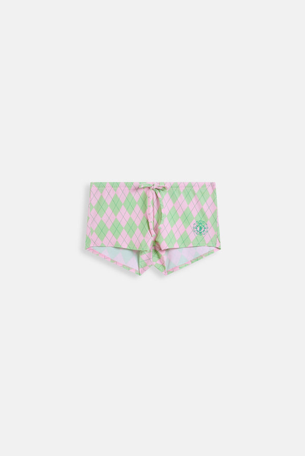 JUICY PINK PREP TEE AND SHORT PYJAMA SET