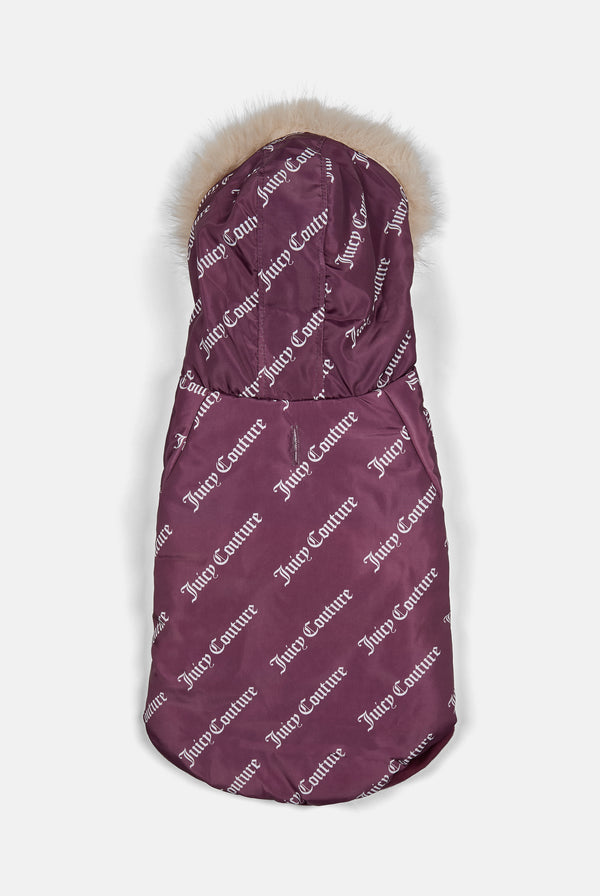 Winetasting Pet Puffer Jacket