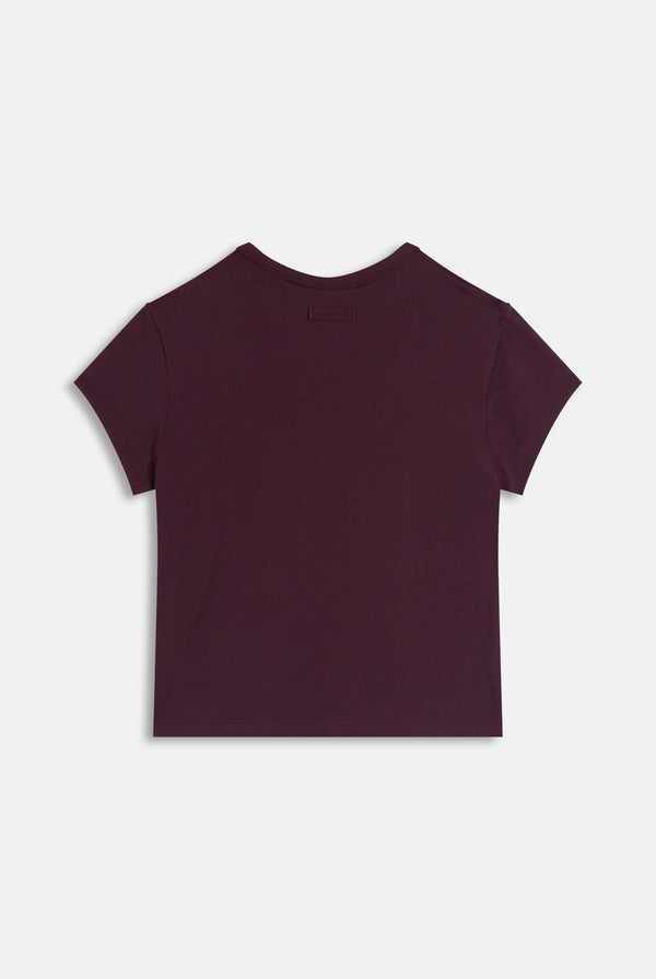 Displays the Winetasting 'Juicy' branded Script Baby T-Shirt