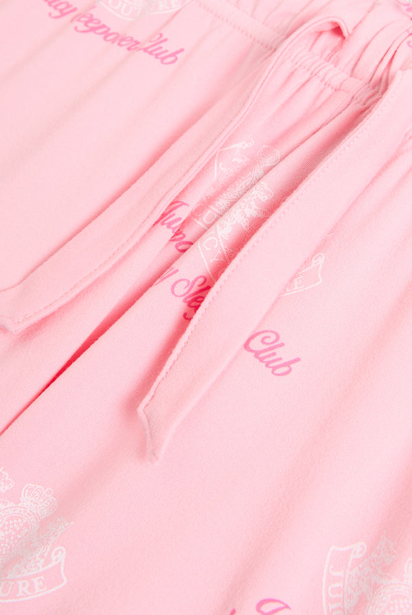 BLACK & JUICY PINK SLEEPOVER PYJAMA SET