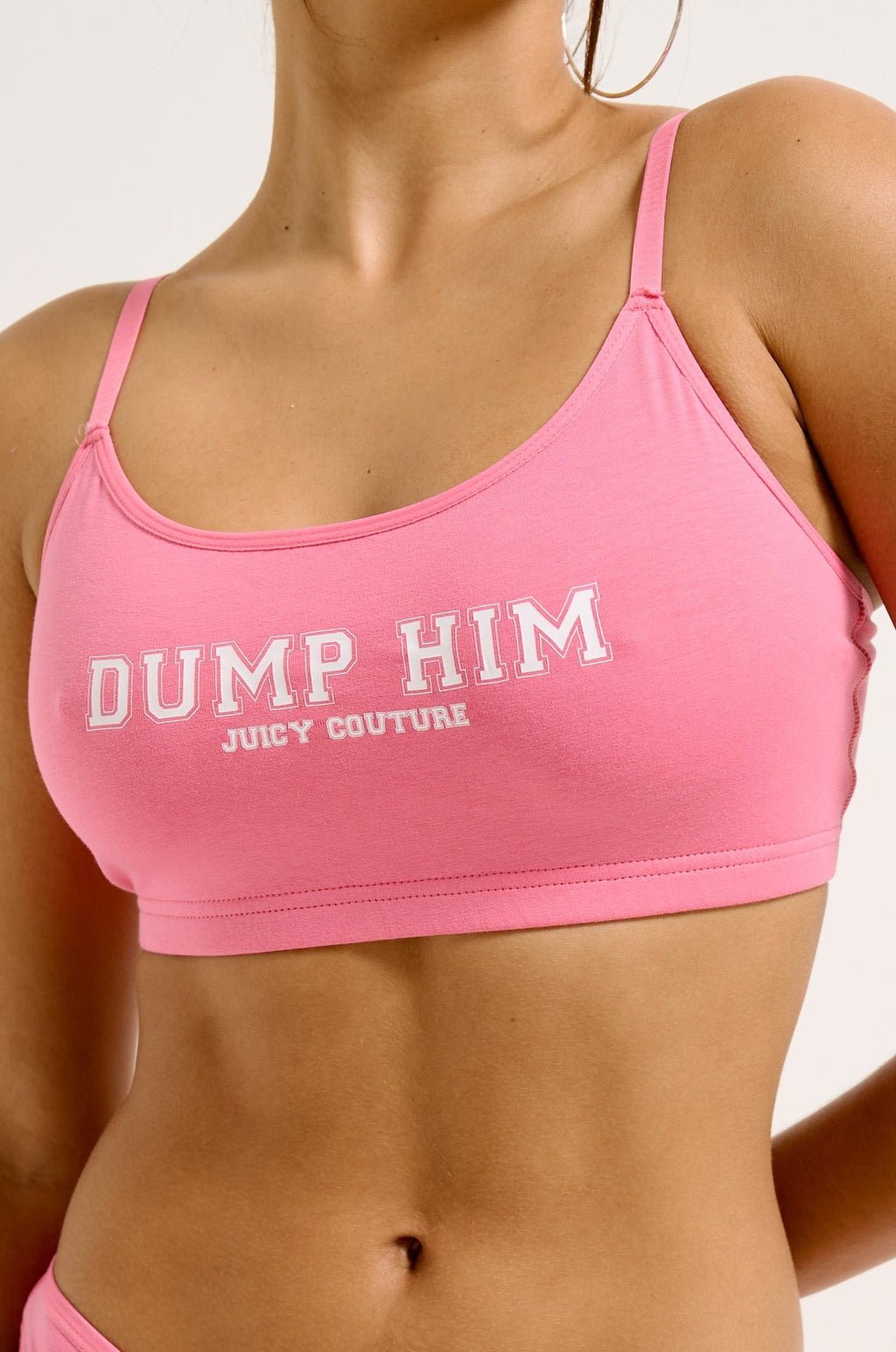 HOT PINK DUMP HIM BRALETTE