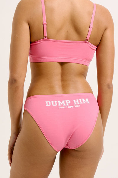 HOT PINK DUMP HIM BRIEF