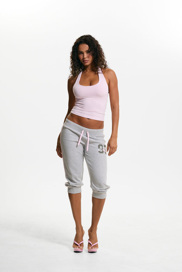 Silver Marl Juicy Sport 95 Cuff Capris