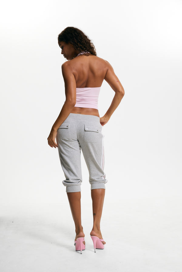 Silver Marl Juicy Sport 95 Cuff Capris