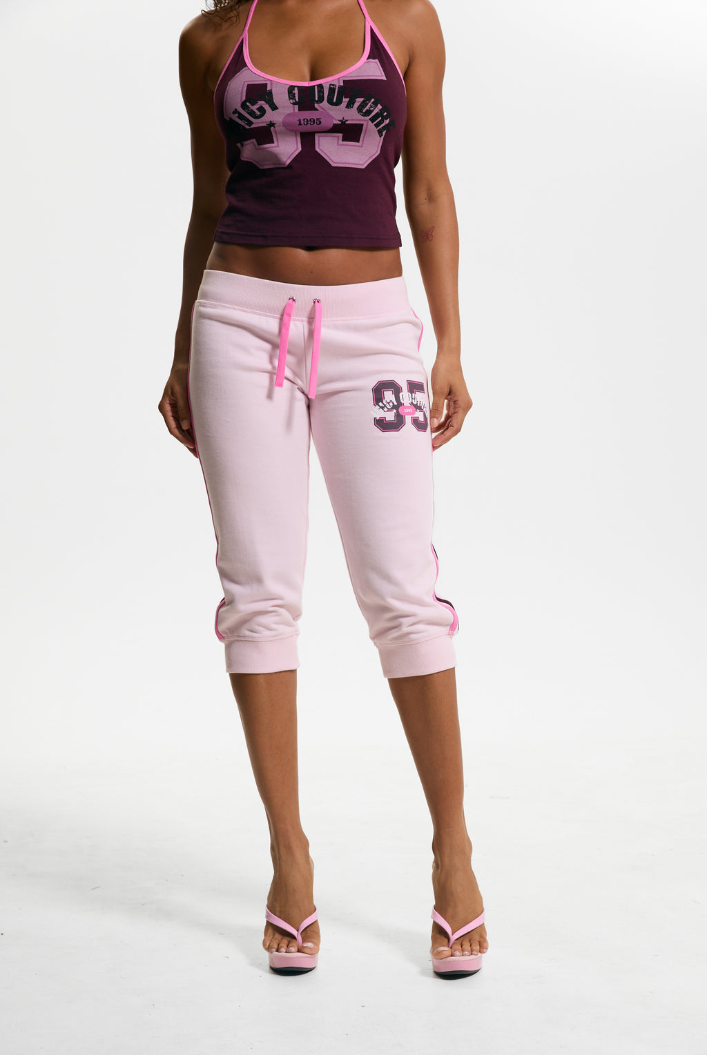 Cherry Blossom Juicy Sport 95 Cuff Capris