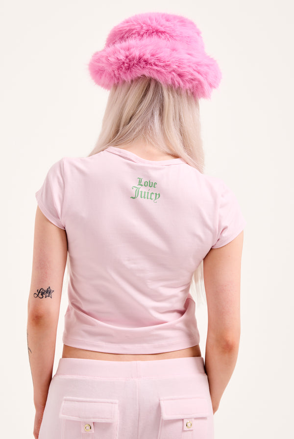 BEGONIA PINK FAUX FUR HAT