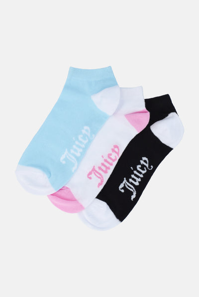 Juicy Couture Tootsie Roll Sport Socks 3-Pack & Reviews