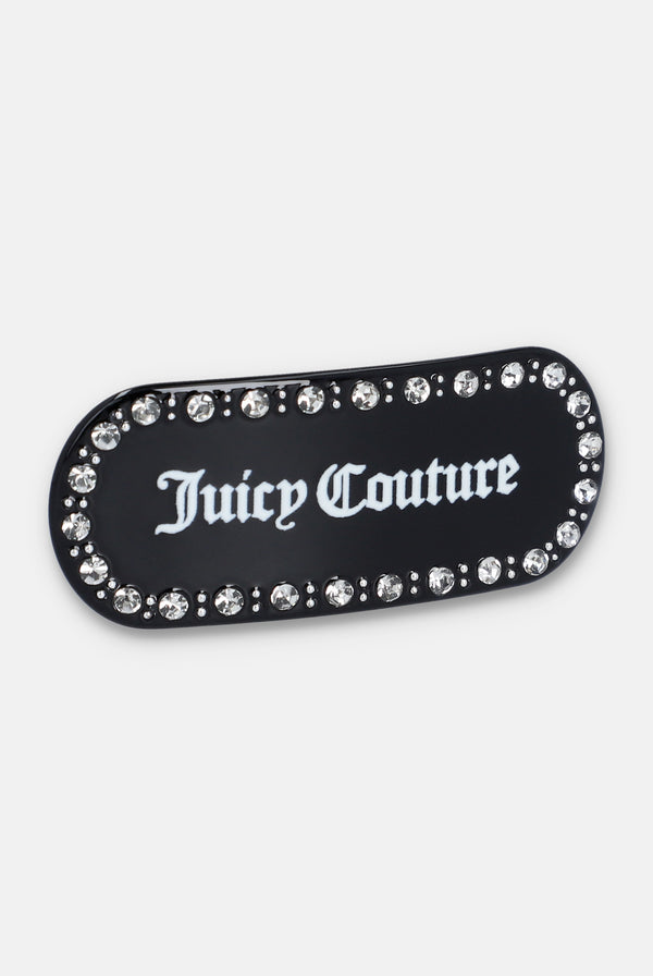 BLACK JUICY COUTURE FLAT HAIR CLIP