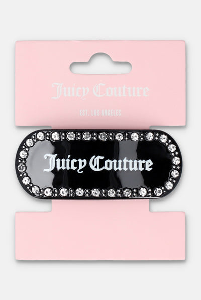 BLACK JUICY COUTURE FLAT HAIR CLIP