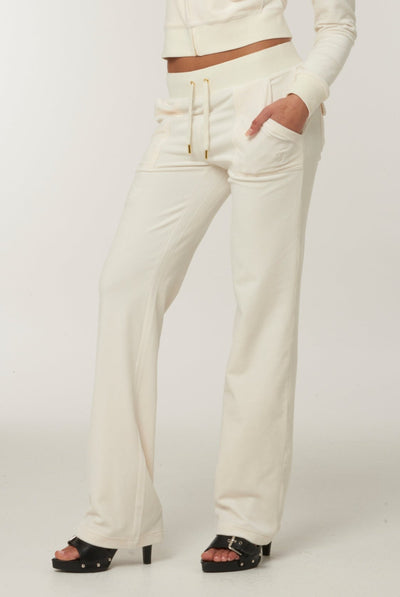 CREAM/ GOLD CLASSIC VELOUR DEL RAY POCKETED BOTTOMS