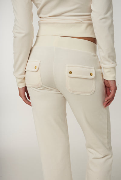 CREAM/ GOLD CLASSIC VELOUR DEL RAY POCKETED BOTTOMS