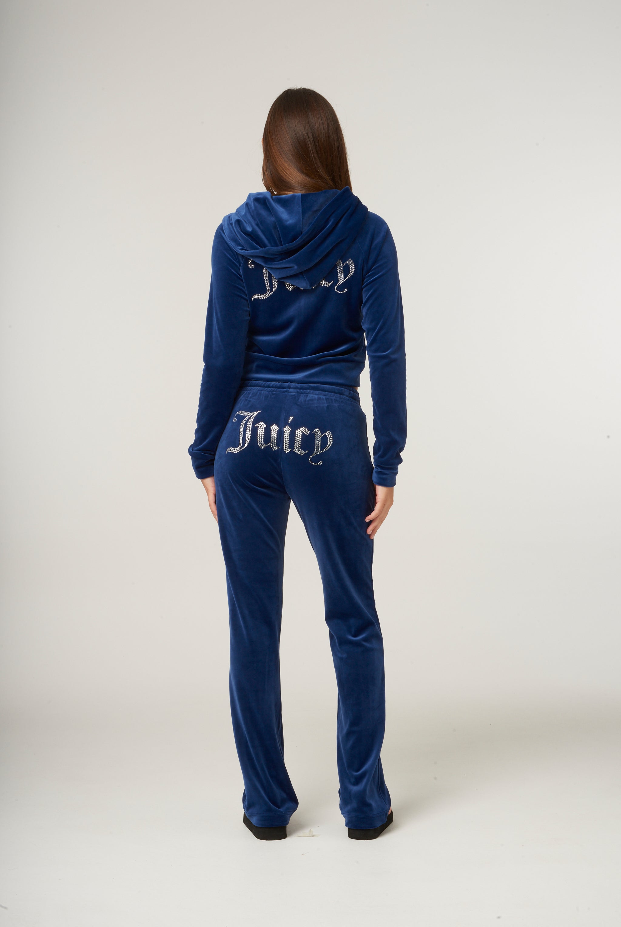 Navy blue juicy couture tracksuit hotsell