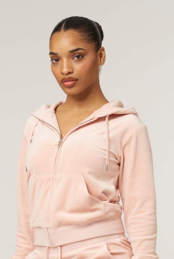 PALE PINK CLASSIC VELOUR ROBERTSON HOODIE