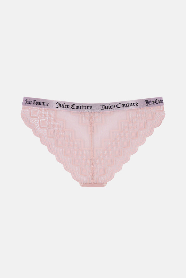 JUICY COUTURE Women's Intimates Lace Cheeky Underwear Panties Size