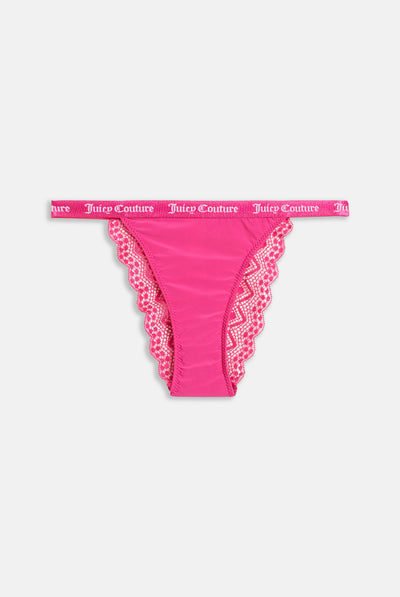 Juicy Couture, Intimates & Sleepwear, Juicy Couture 3 Pack Bikini Pink  White Black Panties Underwear Size Large