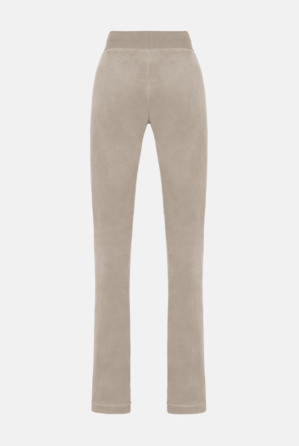 STRING LOW RISE FLARE CLASSIC VELOUR TRACK PANT