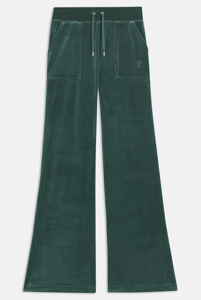 THYME LOW RISE VELOUR TRACK PANTS