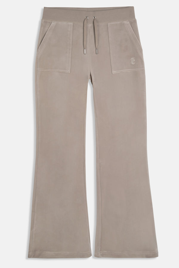 STRING LOW RISE FLARE POCKET CLASSIC VELOUR TRACK PANT