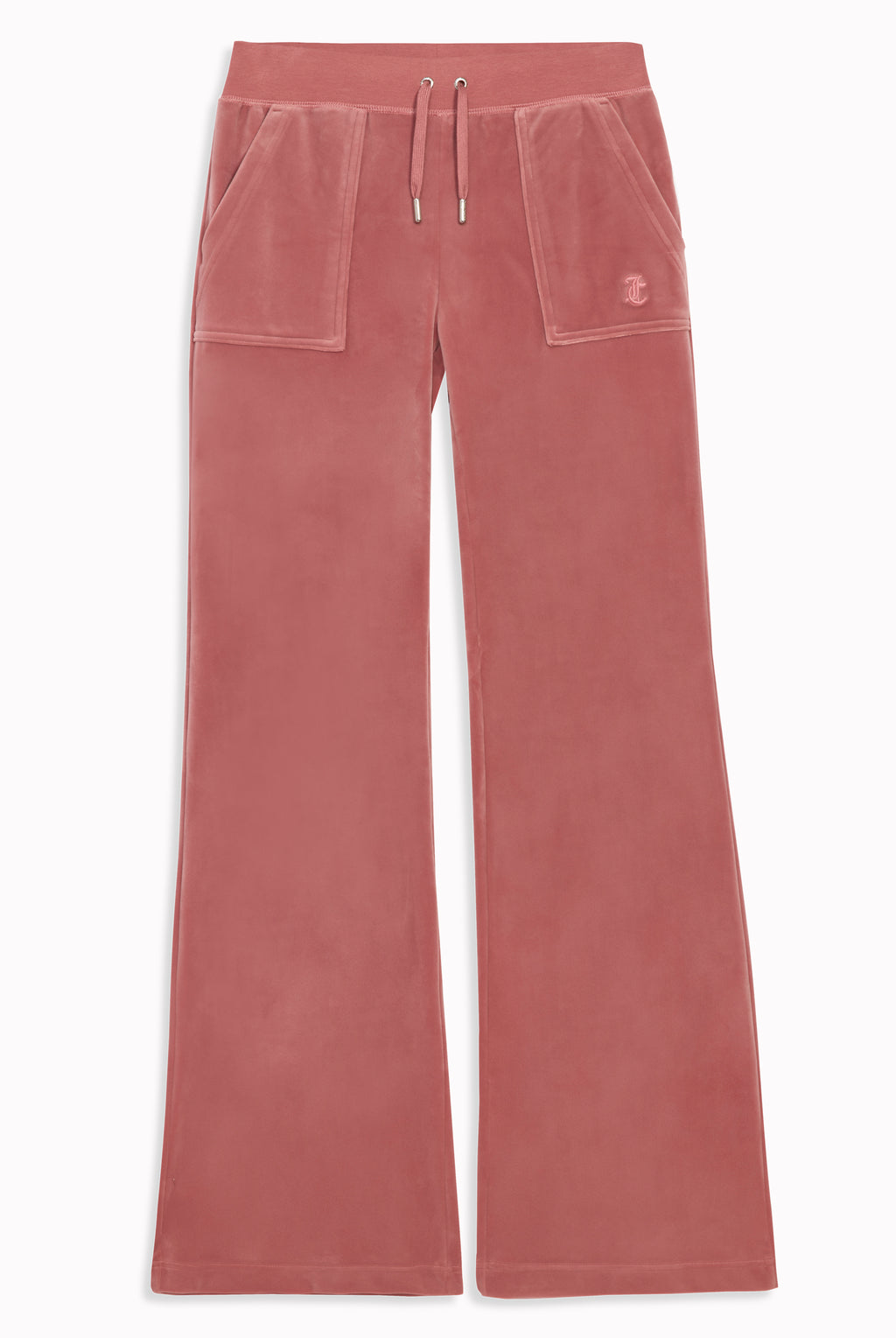 WITHERED ROSE LOW RISE FLARE CLASSIC VELOUR TRACK PANT