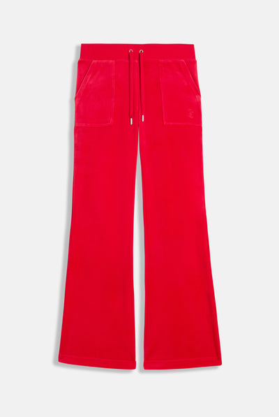 TOREADOR  LOW RISE VELOUR TRACK PANTS