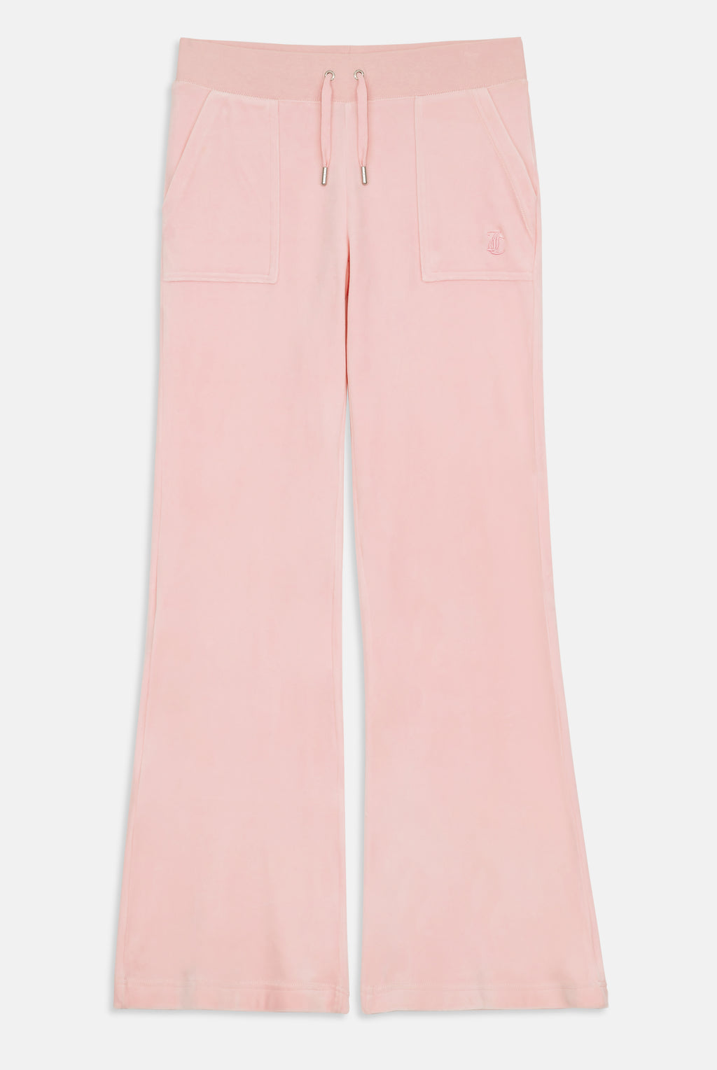 ALMOND BLOSSOM LOW RISE FLARE CLASSIC VELOUR TRACK PANT