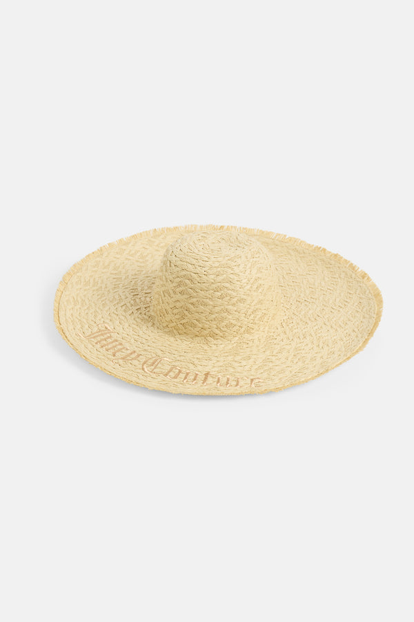 NATURAL OVERSIZED STRAW HAT