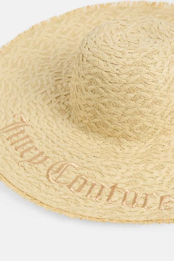 NATURAL OVERSIZED STRAW HAT
