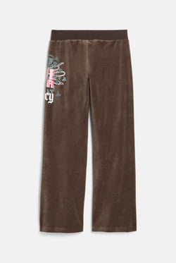 Displays the Java 'Juicy' branded Live For Juicy Og Straight Trackpants