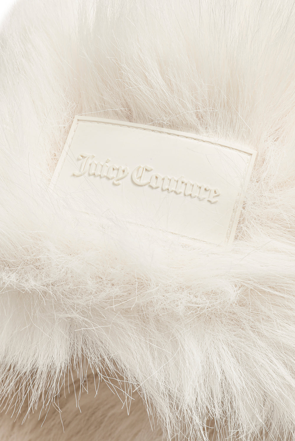 Displays the Sugar Swizzle 'Juicy' branded Long Pile Trapper Hat featuring the juicy branding 